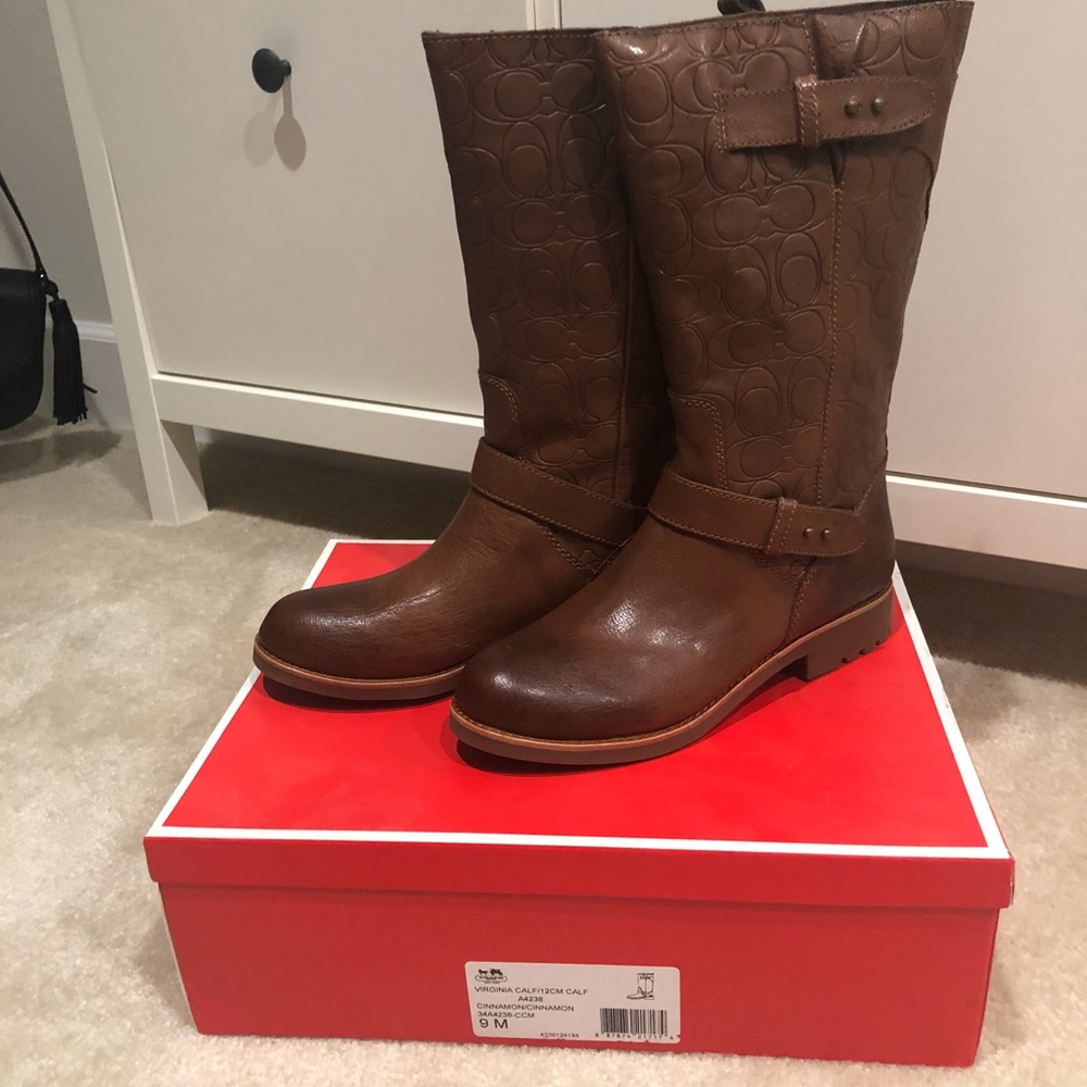 NWT- Coach Riding Boots